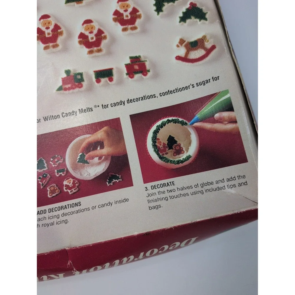 VTG NEW🌲Wilton Christmas Time Decoration Kit 27pc CraftCore CabinCore DIY Cozy